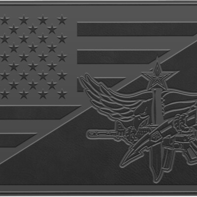FLAG SWAT Senior PATCH BLK Thumbnail