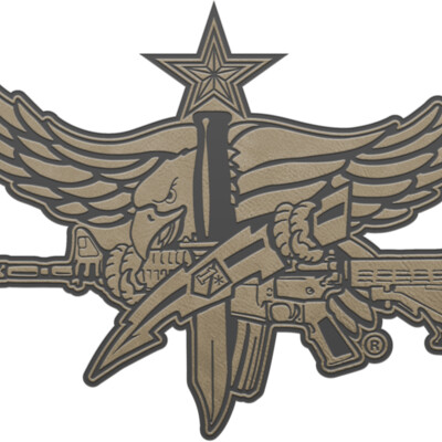 LOGO SWAT Senior PATCH TAN Thumbnail