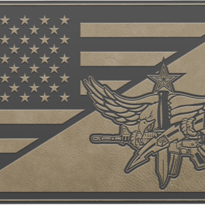 FLAG SWAT Senior PATCH TAN Thumbnail