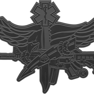 LOGO SWAT Medic PATCH BLK Thumbnail