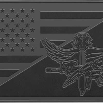 FLAG SWAT Medic PATCH BLK Thumbnail