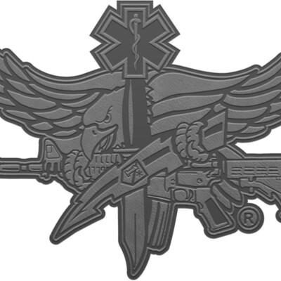 LOGO SWAT Medic PATCH GRY Thumbnail