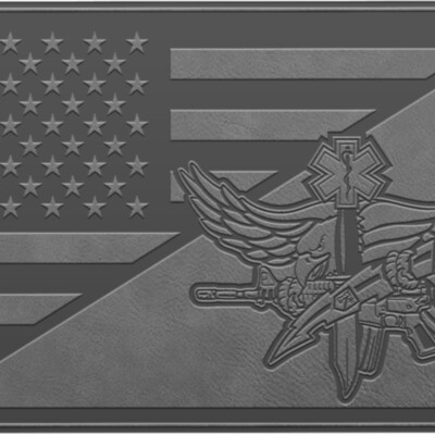 FLAG SWAT Medic PATCH GRY Thumbnail
