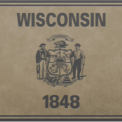 FLAG WI PATCH TAN Thumbnail